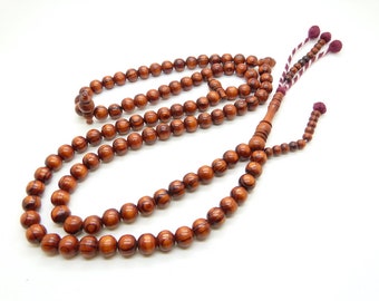 rosewood shadhili tasbih subha prayer beads misbaha