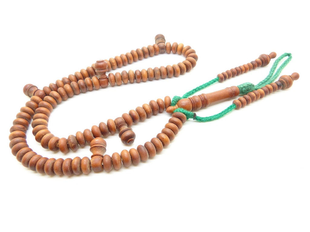 Chapelet Tasbih Subha Sibha Misbaha Tijani en Jujubier | 'anab/Unab