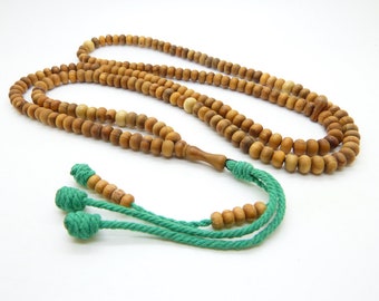Rosario Naqshbandi in legno d&#39;ulivo oliato tasbih subha misbaha 200 grani