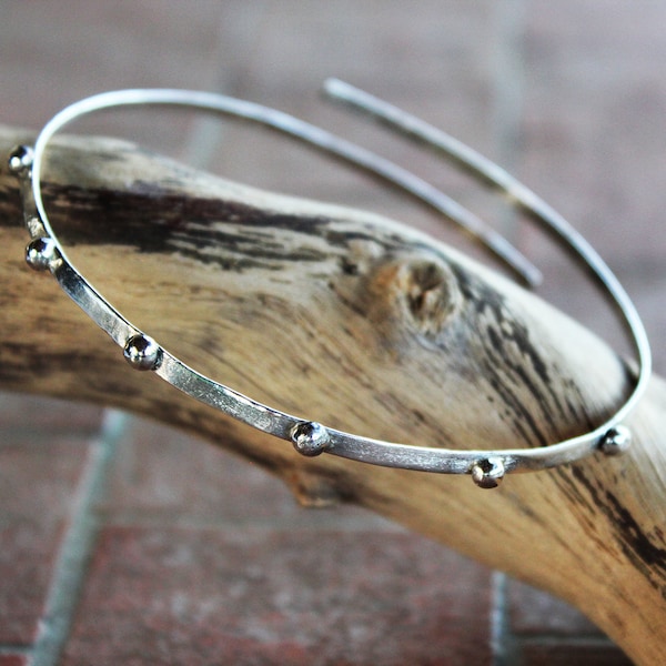 Upper arm cuff bracelet,solid sterling silver OR matching choker