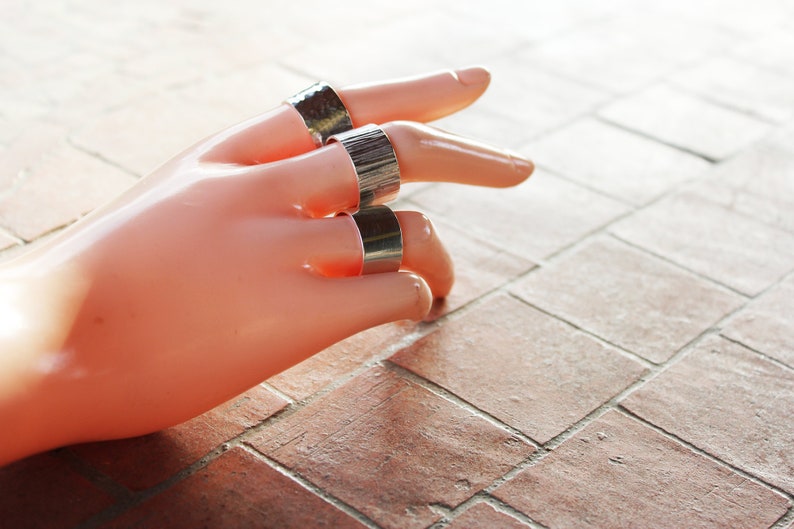 Wide Sterling Silver Unisex Band Ring