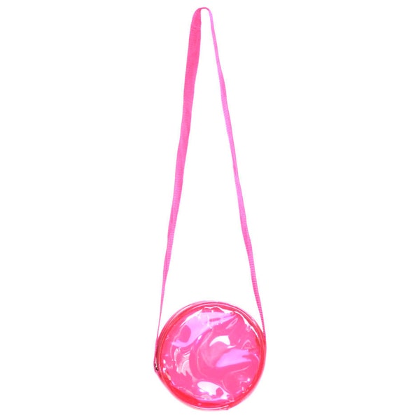 90's Clear PVC Hot Pink Purse