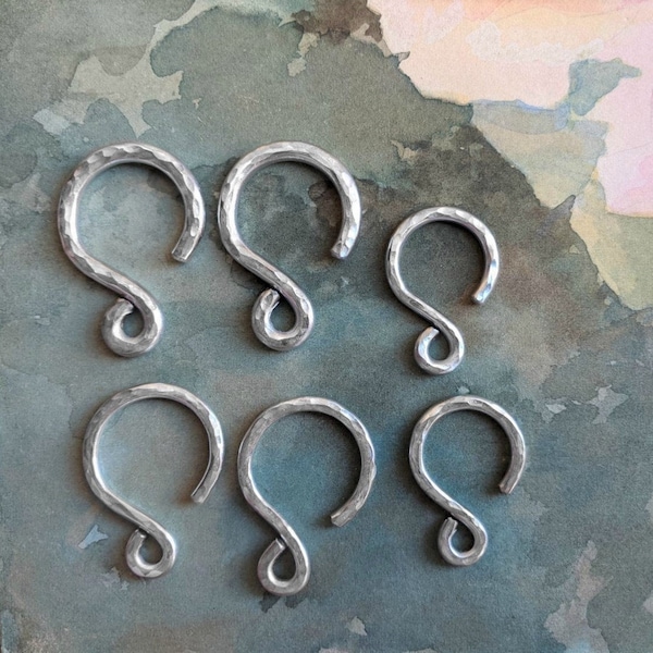 8G -10G - 3 & 4mm d’épaisseur ALUMINIUM poids légers argent ton bobine spirale jauges tailles civières pour hommes femmes rugueux brut martelé