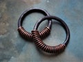 All Sizes 4G 6G 8G 10G 12G Gauges Copper Oxidized Spiral Earrings Stretched Lobes Tunnel Hammered Round Tesla Coil Hoop Mens Plugs