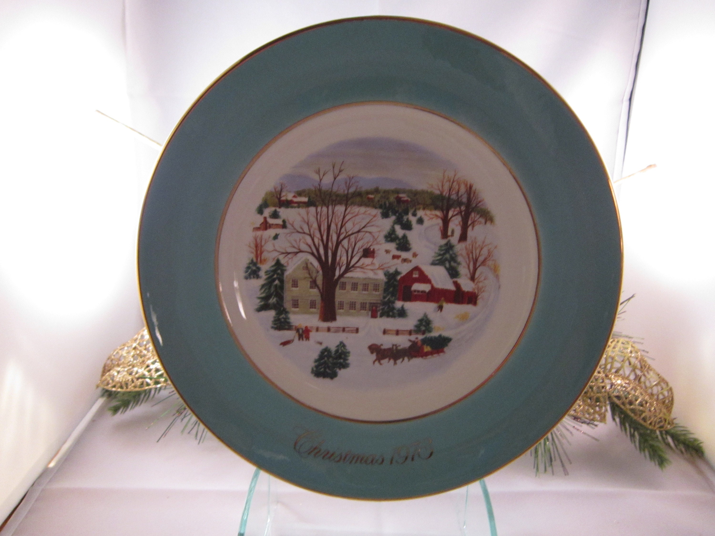 1973 AVON First Edition Christmas Plate Series  Etsy