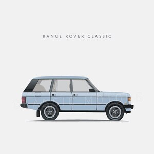 Range Rover Classic Unframed Color Print Two Sizes Available Free ...