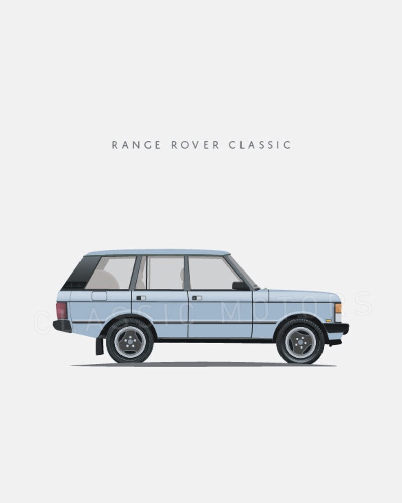 Range Rover Classic Unframed Color Print Two Sizes | Etsy