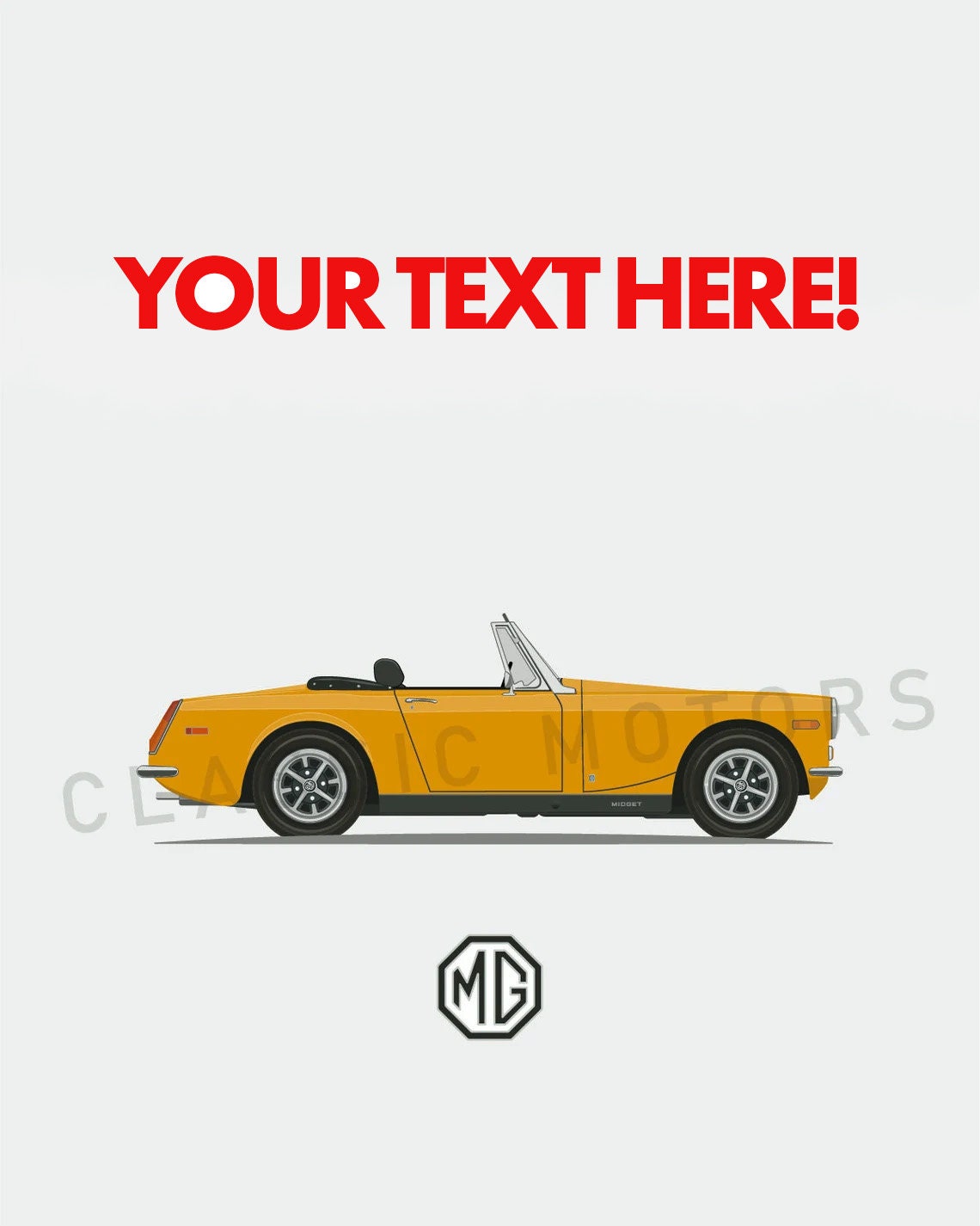 Mg Midget Print