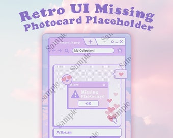 Kpop Binder Fillers - Retro Interface