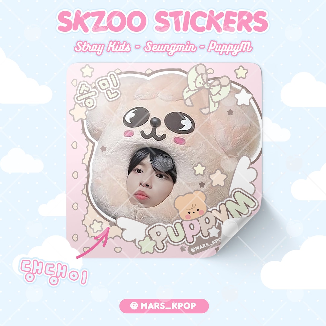 Seungmin Puppym Stickers - Stray Kids SKZOO - Etsy