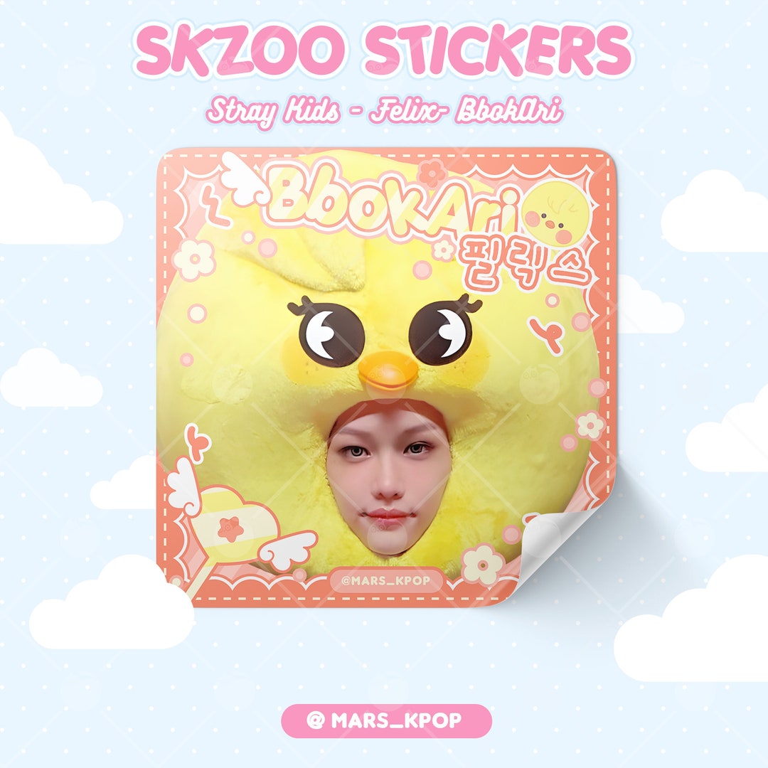 SKZOO BbokAir フィリックスSKZ2020 TOP初回A ステッカー Felix Bbokari Stickers - Stray Kids SKZOO - Etsy