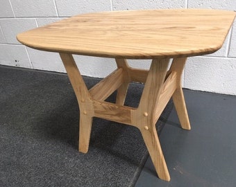 Custom  "BOOGIE BOARD" Table - Night Stand, Hall Table, Side Table, Coffee Table, bedside table, Mid Centurey Modern, Custom Woodwork