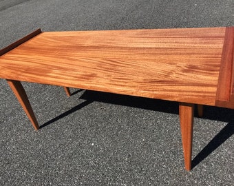 African Mahogany - Coffee Table - Custom made table, made to order table, custom table, unique coffee table,