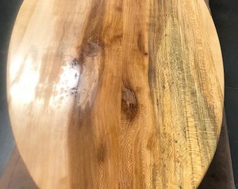Oval - Floating Top Coffee Table - Custom Order, Quarter sawn Sycamore, Cherry,  Coffee Table, Custom Order, Custom Woodwork, Custom Design