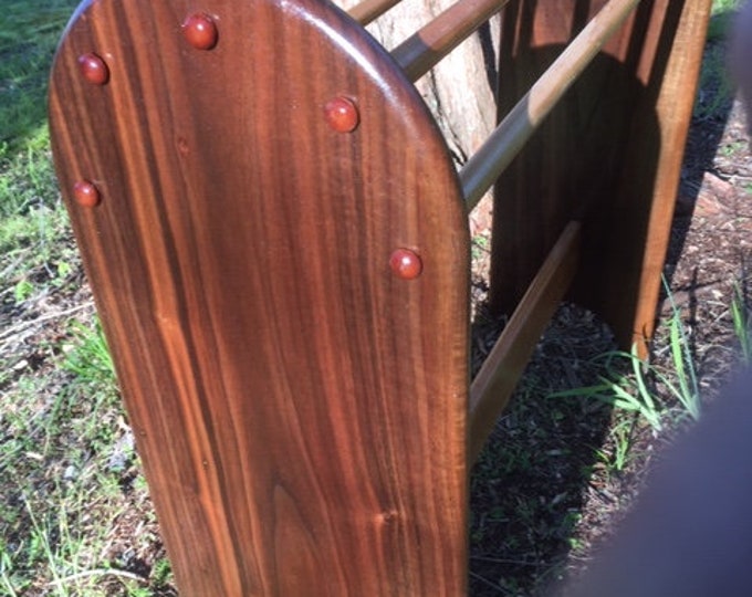 Quilt Rack Walnut Afghan Rack Hand Made Hand Crafted Etsy