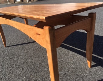 Cherry Floating Top Coffee Table - Custom Order, Walnut, Cherry, Red Cedar, Coffee Table, Custom Order, Custom Woodwork, Custom Design