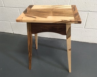 Small Shaker End Table-Night Stand, End Table, Custom Table, Solid AmericanHardwoods,Splayed Legs,Side Table, Bedside Table,Custom Woodwork,