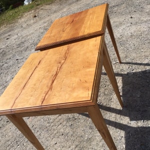 End Table Set, Side Table, Night Stand, Coffee Table, Bedside Tabe, Hall Table, Custom Order, Custom Woodwork, Custom Design,Cherry, Walnut,