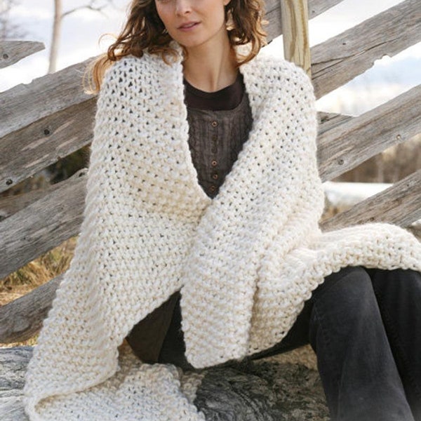 Knit Wool Blanket for Kathleen