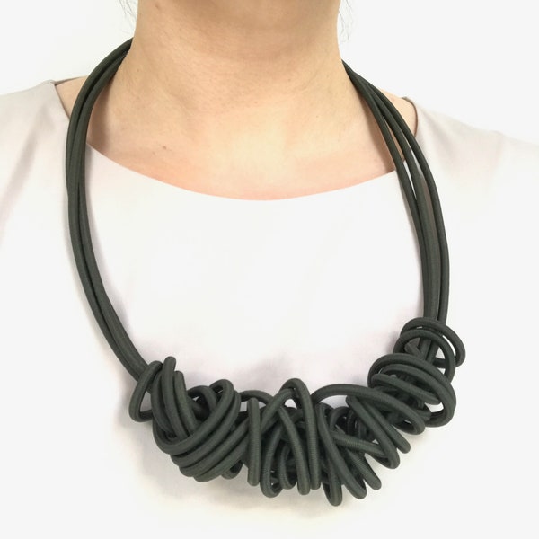 Rubber Necklace Etsy