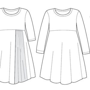 Girls Wendybird Dress PDF Pattern image 3