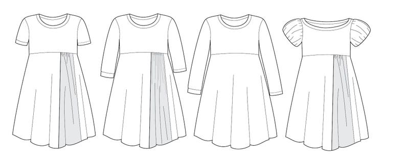 Girls Wendybird Dress PDF Pattern image 3