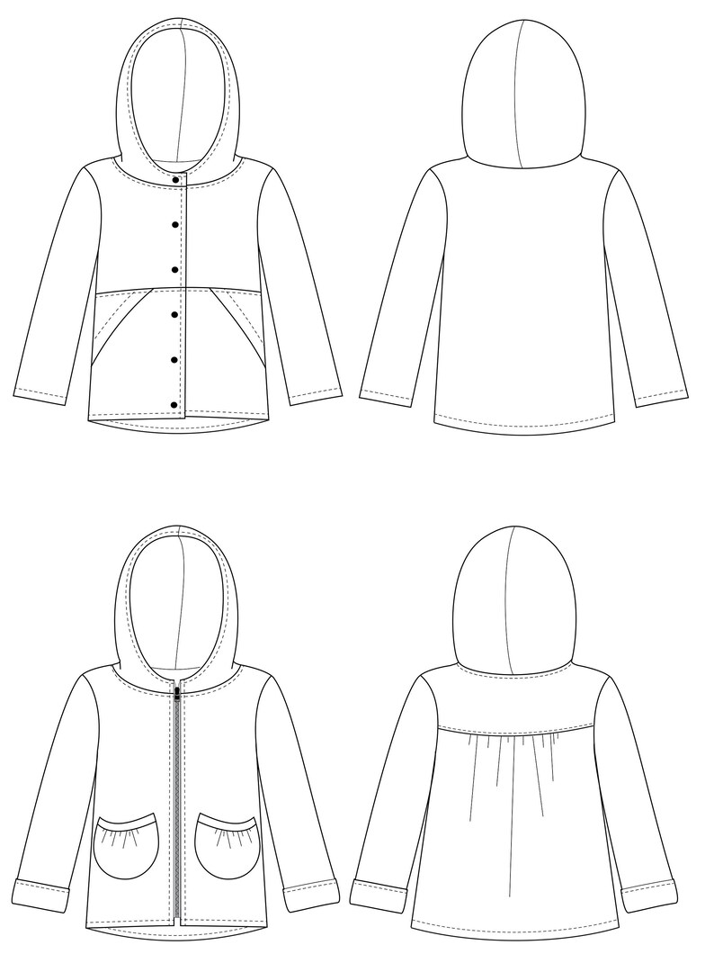 Kids Gnome Jacket Pdf Pattern image 3