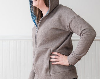 Clio Zippered Hoodie for Women