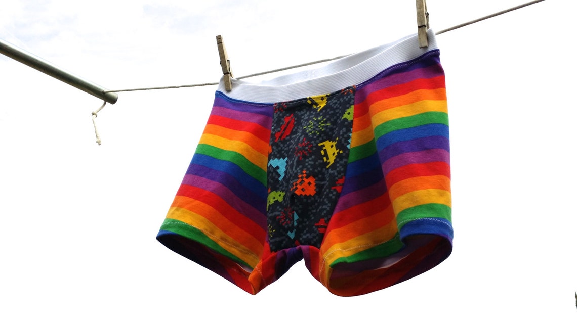 Men's Boxerwear Boxer Brief Pattern XXSXXXL Etsy