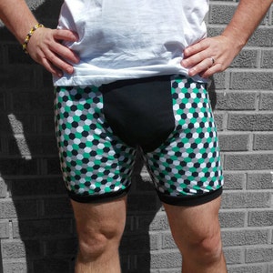 Men's Boxerwear Boxer Brief Pattern XXS-XXXL