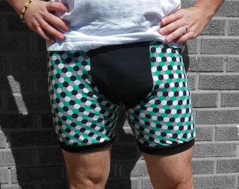 Men's Boxerwear Boxer Brief Pattern XXS-XXXL