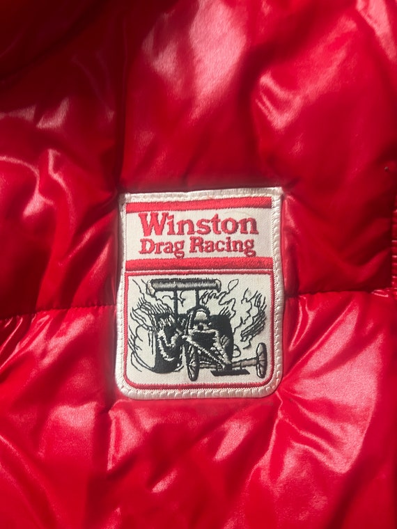 vintage Winston Drag Racing 1960s 1970s Mens Vest… - image 3