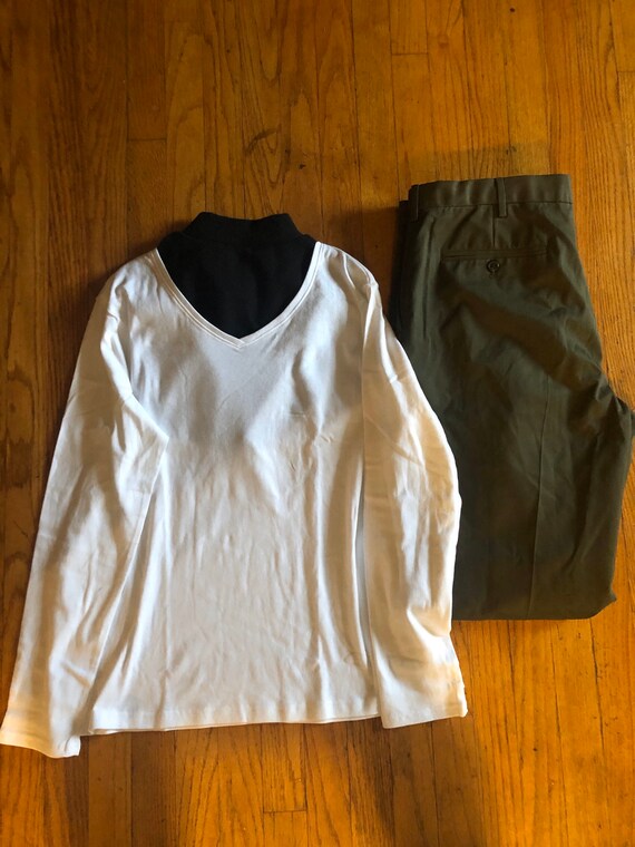 vintage 1970s 1980s Mens green Outfit any size swe