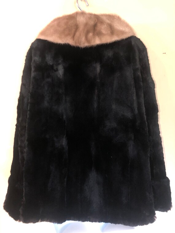 real S E A L mink fur Vintage Women’s 40s 50s Jac… - image 3