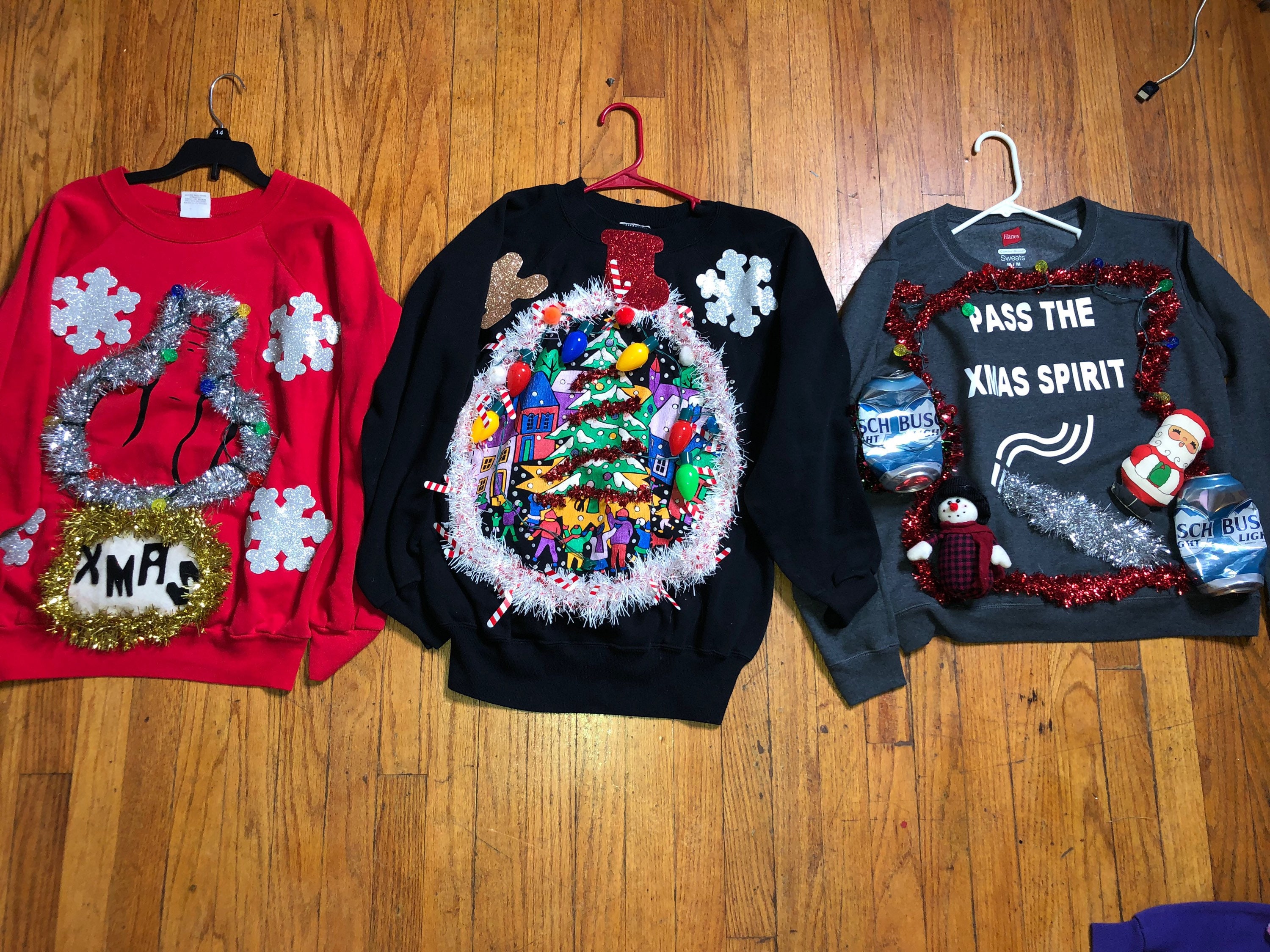 Light up Christmas Sweater - Etsy UK