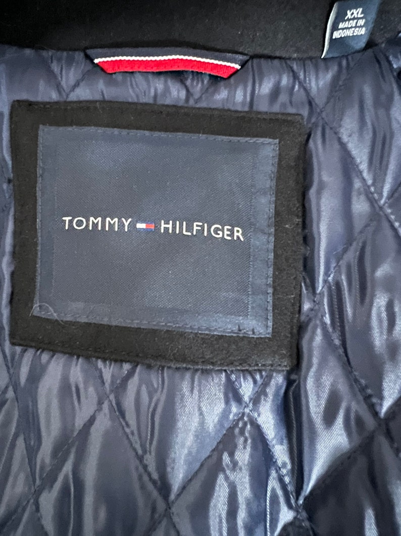 Tommy Hilfiger Vintage Mens Usn Vietnam Navy Wool Peacoat Coat Etsy