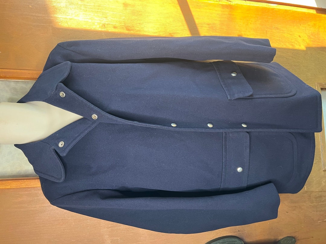 Vintage 20s Mens Cannon Tailors Uniform Work Chore Car Coat Jacket Size