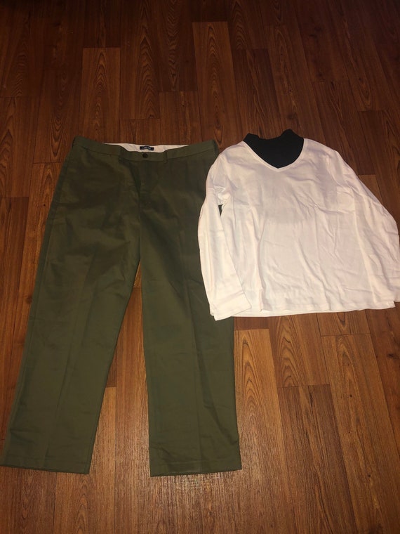 vintage 1970s 1980s Mens green Outfit any size swe