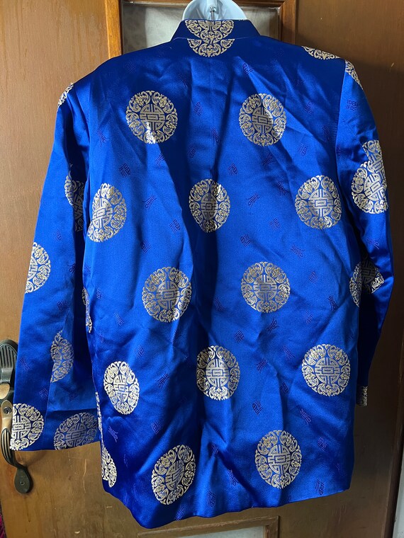 Chinese Japanese 70s 80s vintage womens silk embr… - image 3