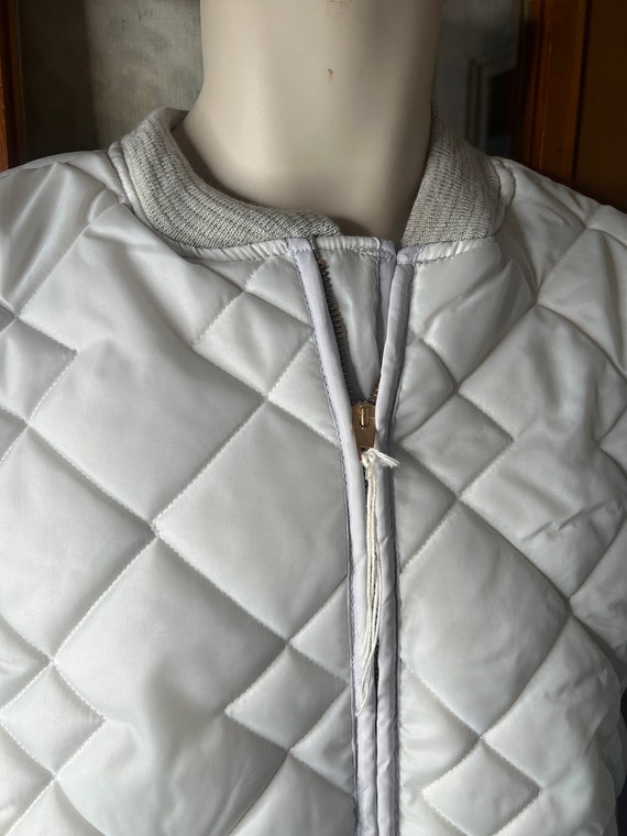 Brent Vintage Quilted Liner Jacket Army Military … - image 3