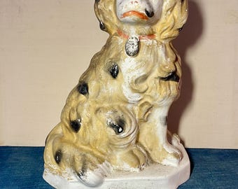 Perro Spaniel de tiza antigua, muy grande