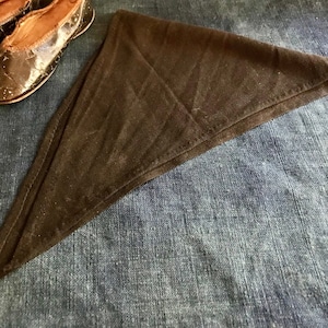 Antique Child's Black Kerchief, Scarf