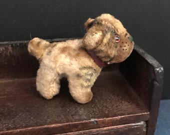 Vintage Steiff Mohair Bulldog, Dog, Bully