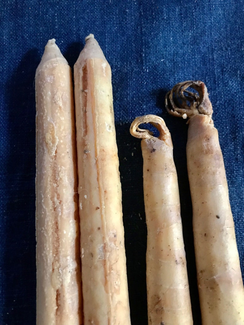 Antique Tallow Candles Sold Individually Etsy