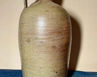 Antique Stoneware Salt Glazed Jug, Piedmont NC