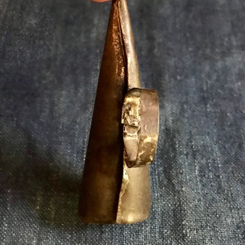 Antique Tin hot Candle Snuffer Cone, Witches' Hat