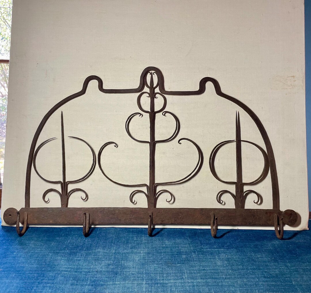 Antique Utensil Rack Antique Wrought Iron Utensil Rack - Etsy