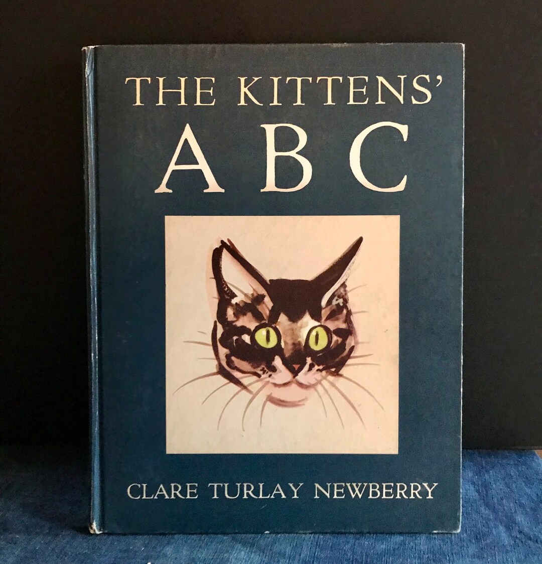The Kittens' ABC Newberry HTF First Edition Harper & Etsy