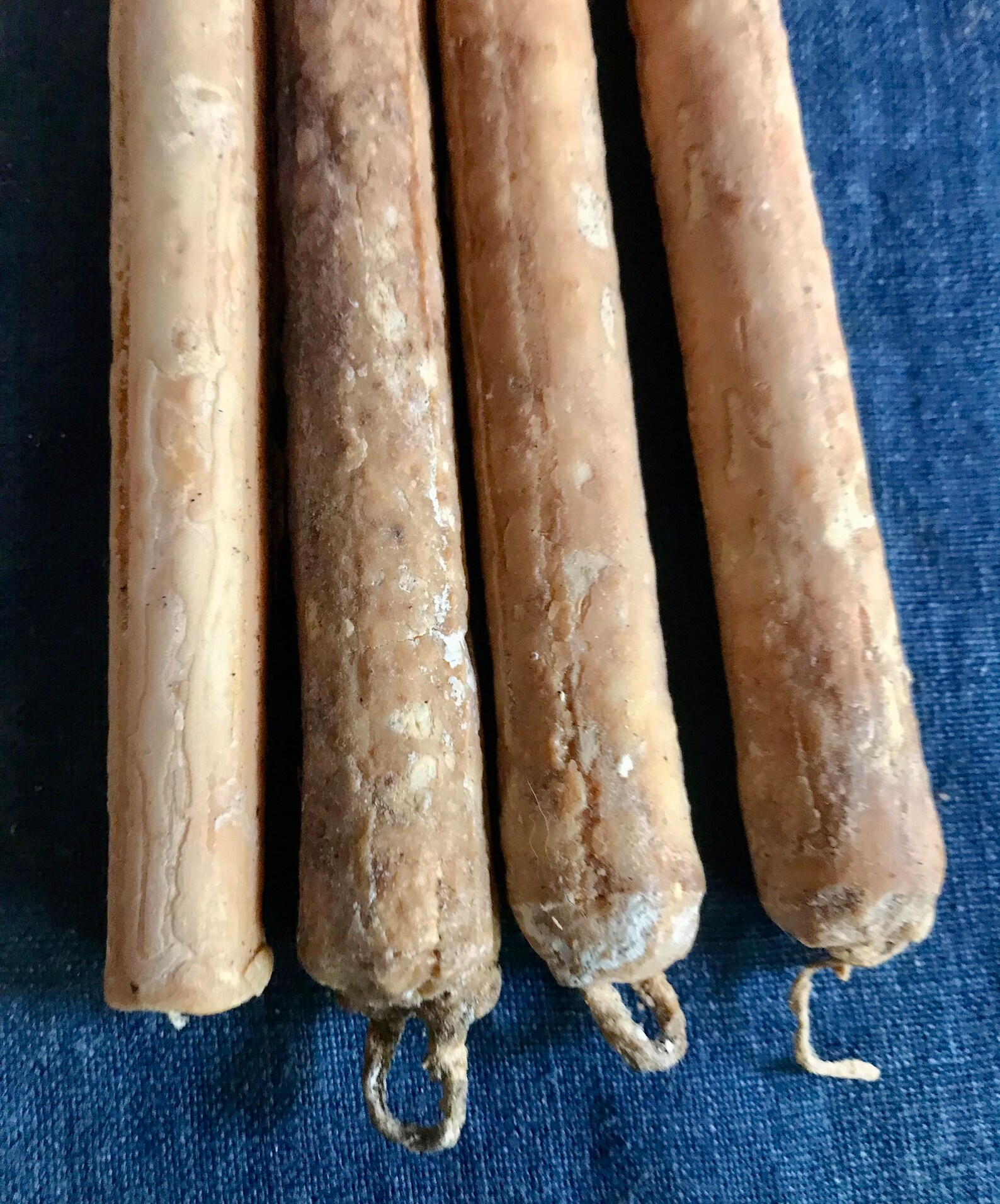 Antique Tallow Candles Sold Individually Etsy