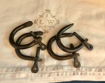 Antique Iron Sewing Clamps, Quilt Clamps